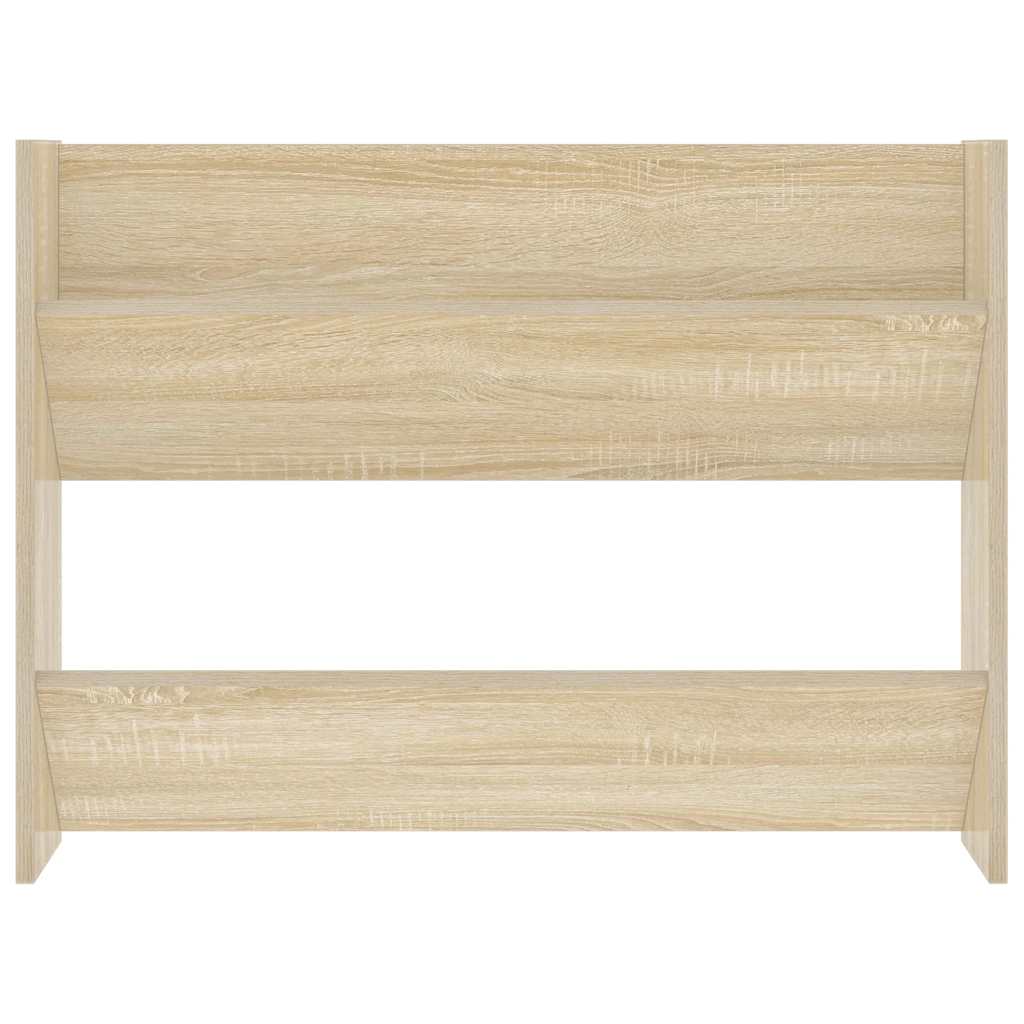 Wall Shoe Cabinet Sonoma Oak 80x18x60 cm Engineered Wood