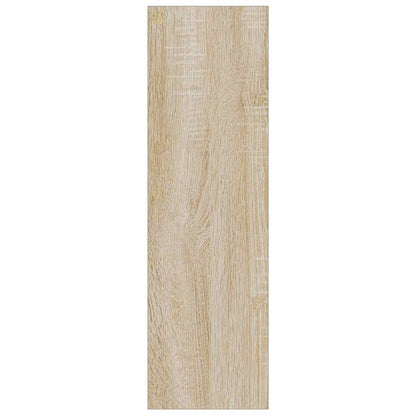 Wall Shoe Cabinet Sonoma Oak 80x18x60 cm Engineered Wood