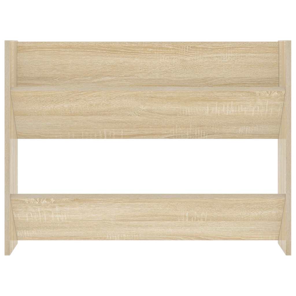 Wall Shoe Cabinets 2 pcs Sonoma Oak 80x18x60cm Engineered Wood