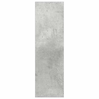 Wall Shoe Cabinets 2 pcs Concrete Grey 80x18x60 cm Engineered Wood