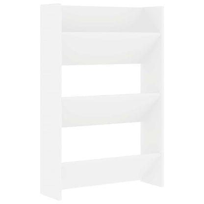 Wall Shoe Cabinet White 60x18x90 cm Engineered Wood