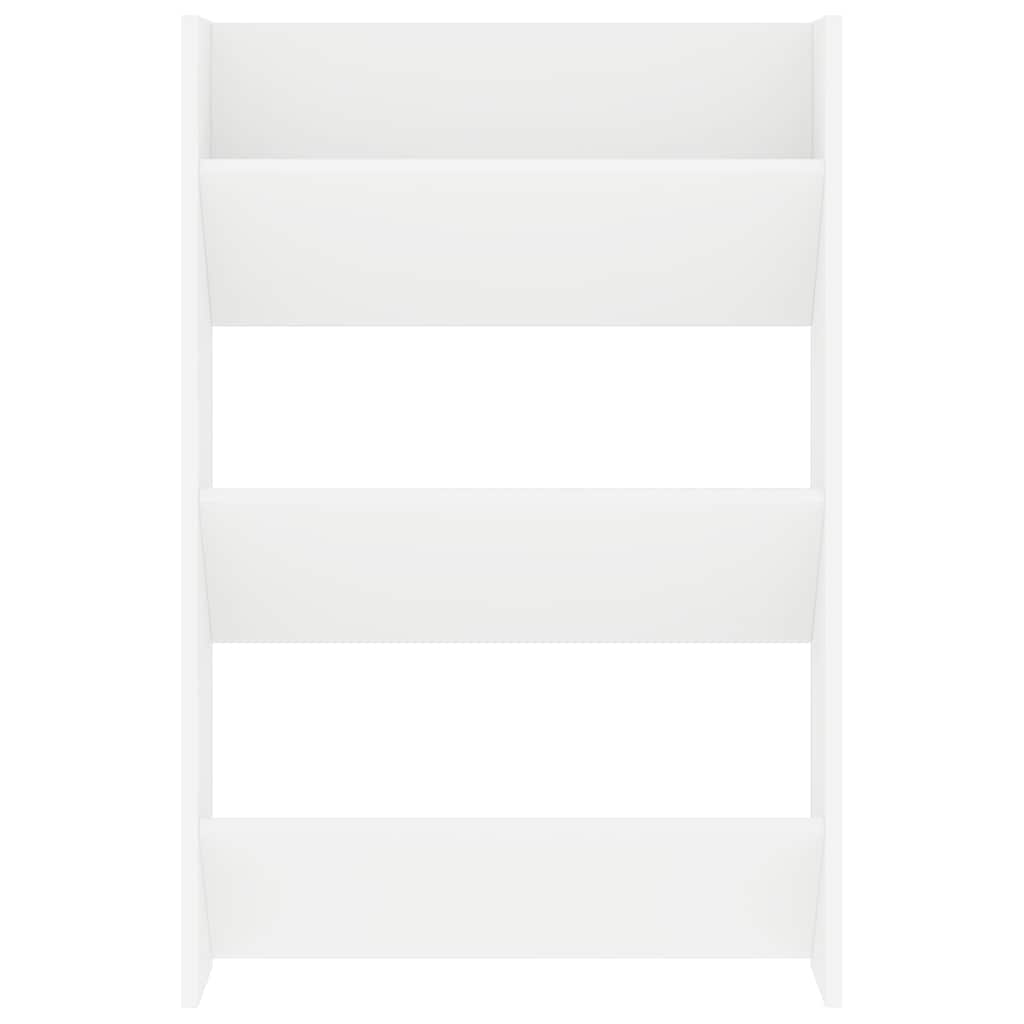 806759 vidaXL Wall Shoe Cabinet White 60x18x90 cm Engineered Wood