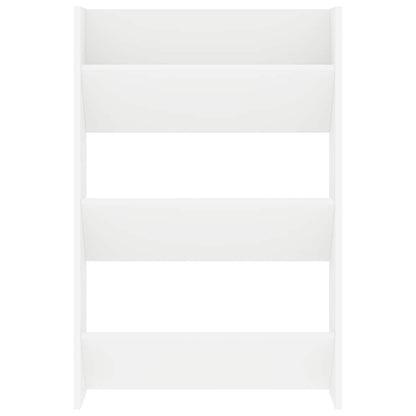 806759 vidaXL Wall Shoe Cabinet White 60x18x90 cm Engineered Wood