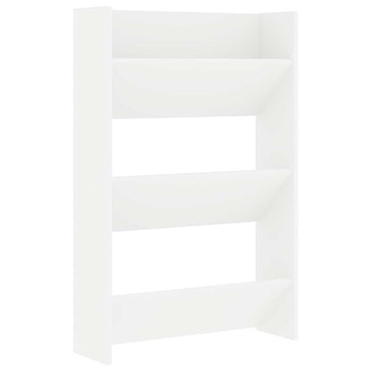 Wall Shoe Cabinets 2 pcs White 60x18x90 cm Engineered Wood
