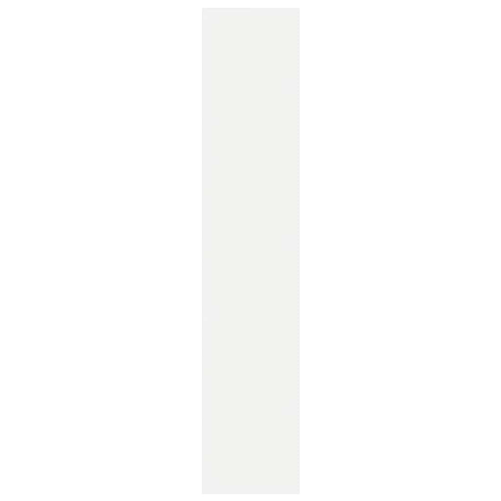 Wall Shoe Cabinets 2 pcs White 60x18x90 cm Engineered Wood