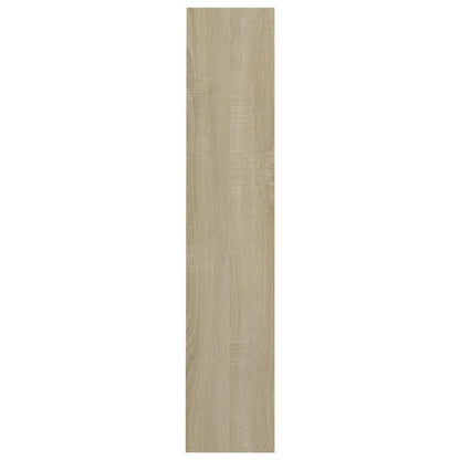 Wall Shoe Cabinet Sonoma Oak 60x18x90 cm Engineered Wood