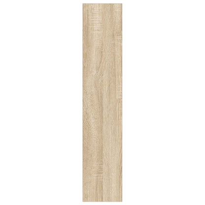 Wall Shoe Cabinets 2 pcs  Sonoma Oak 60x18x90 cm Engineered Wood