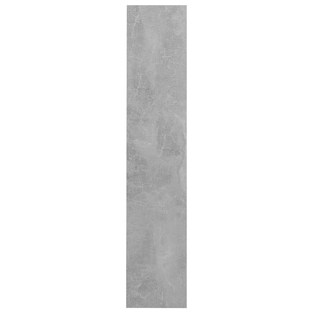 Wall Shoe Cabinet | Concrete grey | Engineered wood | Compact