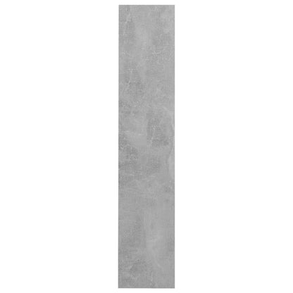 Wall Shoe Cabinet | Concrete grey | Engineered wood | Compact