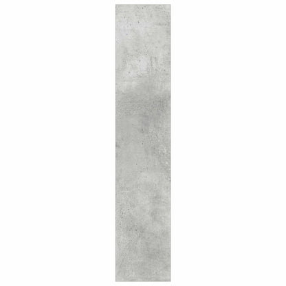 Wall Shoe Cabinet Concrete Grey 60x18x90 cm Engineered Wood