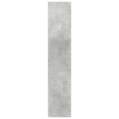 Wall Shoe Cabinets 2 pcs Concrete Grey 60x18x90 cm