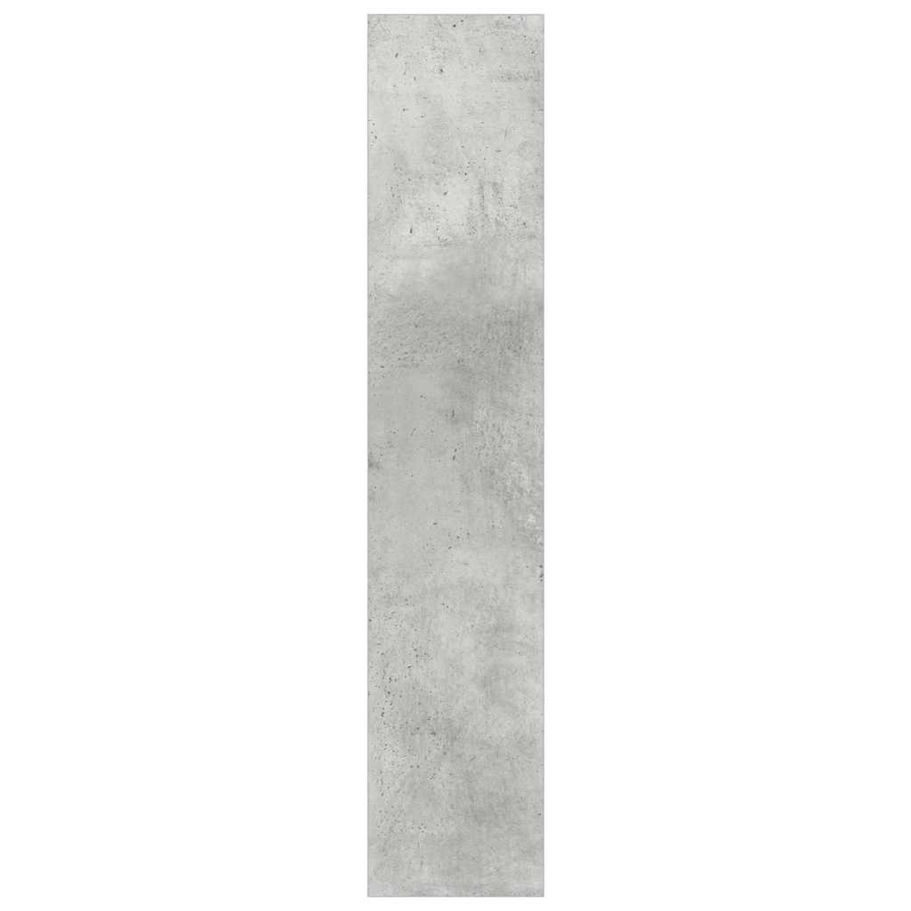 Wall Shoe Cabinets 2 pcs  Concrete Grey 60x18x90 cm Engineered Wood