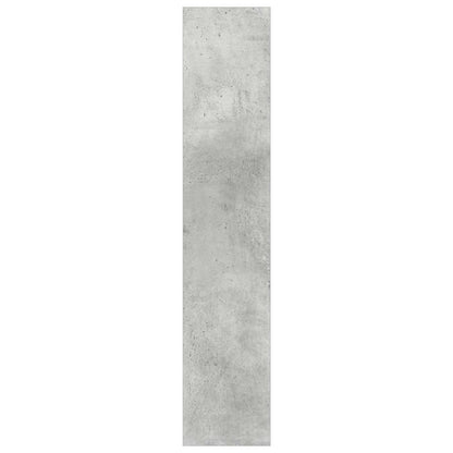 Wall Shoe Cabinets 2 pcs  Concrete Grey 60x18x90 cm Engineered Wood