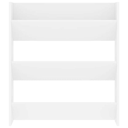 Wall Shoe Cabinet White 80x18x90 cm Engineered Wood