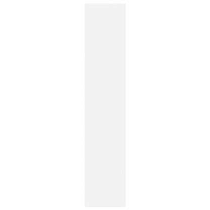 Wall Shoe Cabinet White 80x18x90 cm Engineered Wood