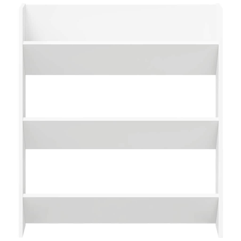 Wall Shoe Cabinets 2 pcs  White 80x18x90 cm Engineered Wood