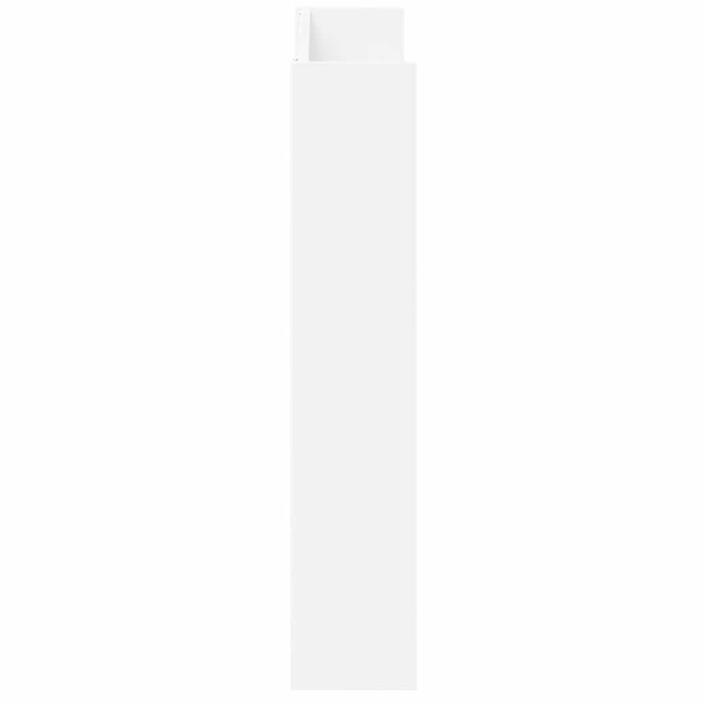 Wall Shoe Cabinets 2 pcs  White 80x18x90 cm Engineered Wood