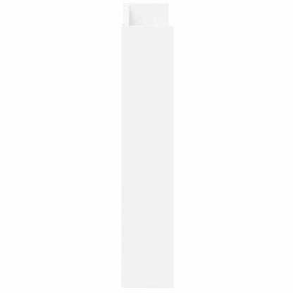 Wall Shoe Cabinets 2 pcs  White 80x18x90 cm Engineered Wood