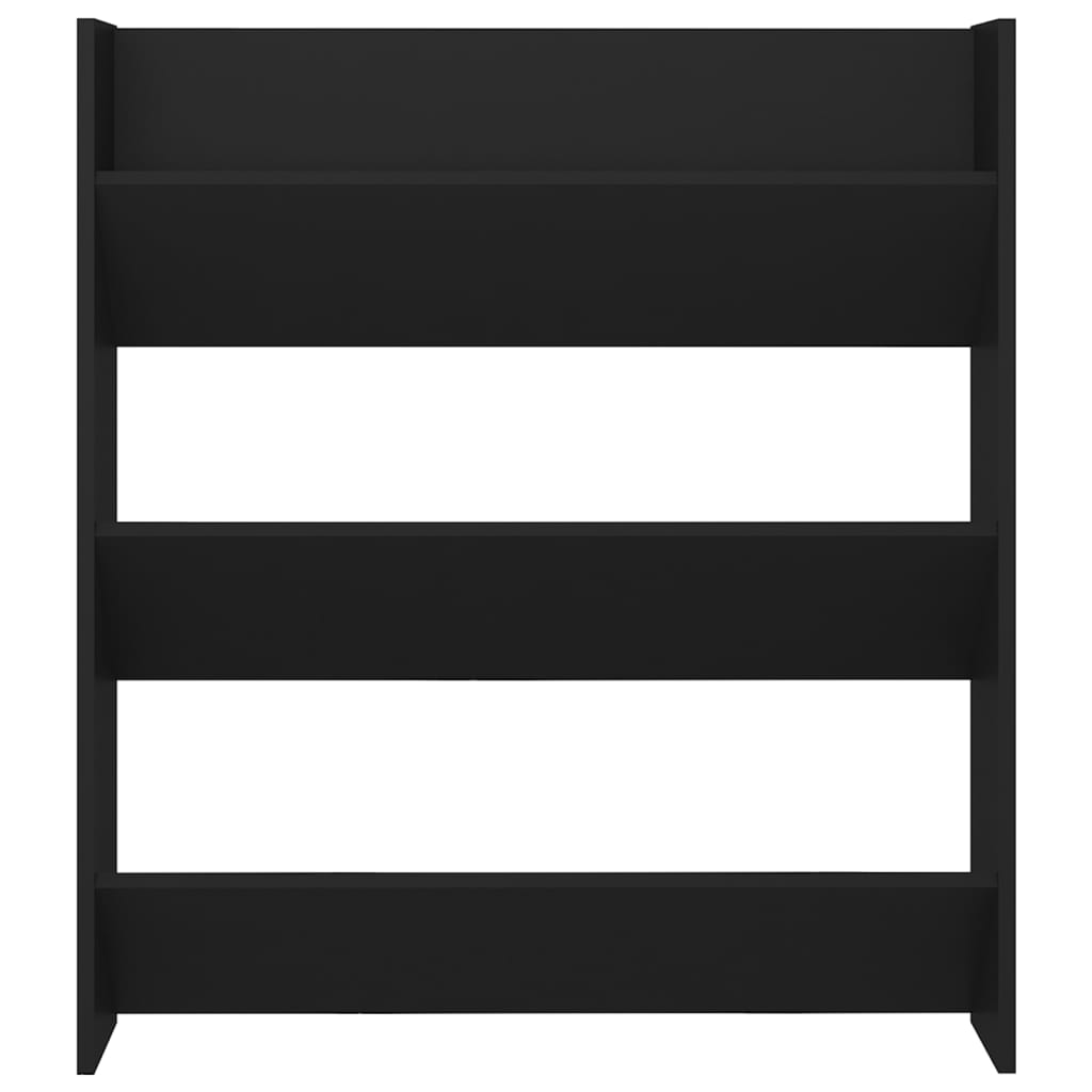 Wall Shoe Cabinet | Black | Engineered wood | Medium