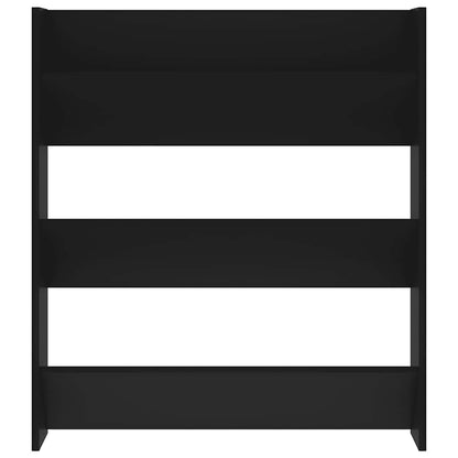 Wall Shoe Cabinet | Black | Engineered wood | Medium