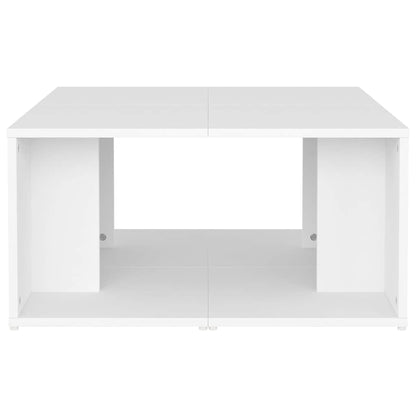 806813 vidaXL Coffee Tables 4 pcs White 33x33x33 cm Engineered Wood