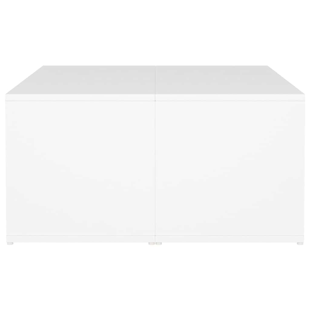 806813 vidaXL Coffee Tables 4 pcs White 33x33x33 cm Engineered Wood