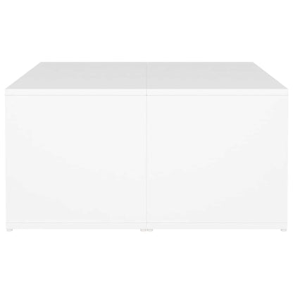 806813 vidaXL Coffee Tables 4 pcs White 33x33x33 cm Engineered Wood