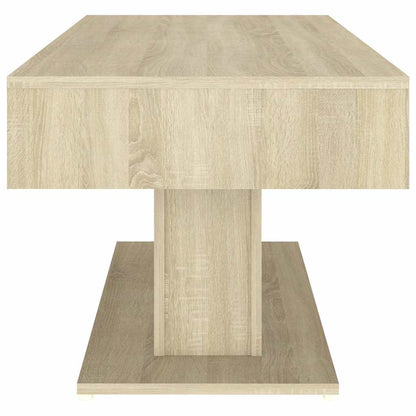 806834 vidaXL Coffee Table Sonoma Oak 96x50x45 cm Engineered Wood