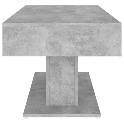 806835 vidaXL Coffee Table Concrete Grey 96x50x45 cm Engineered Wood