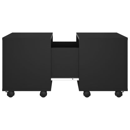 Coffee Table | Black | Engineered wood | Small | Extendable