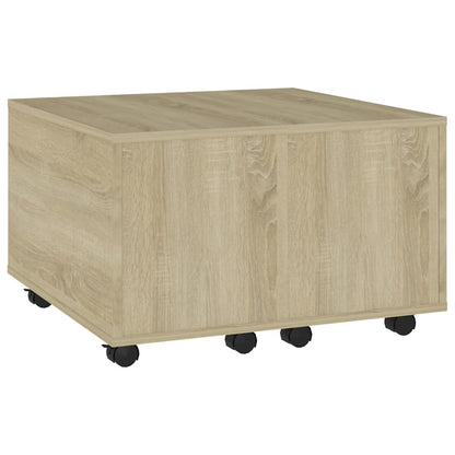 Coffee Table Sonoma Oak 60x60x38 cm Engineered Wood