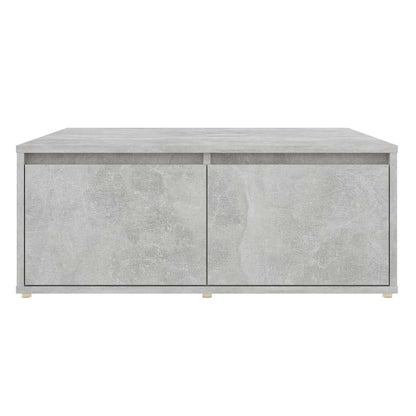 806880 vidaXL Coffee Table Concrete Grey 80x80x31 cm Engineered Wood
