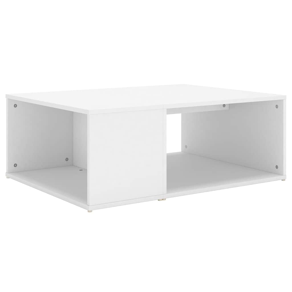 806903 vidaXL Coffee Table White 90x67x33 cm Engineered Wood
