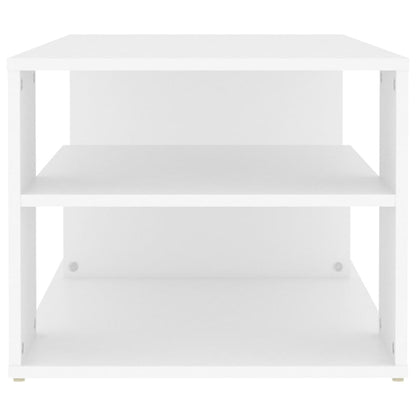 806921 vidaXL Coffee Table White 100x50x40 cm Engineered Wood