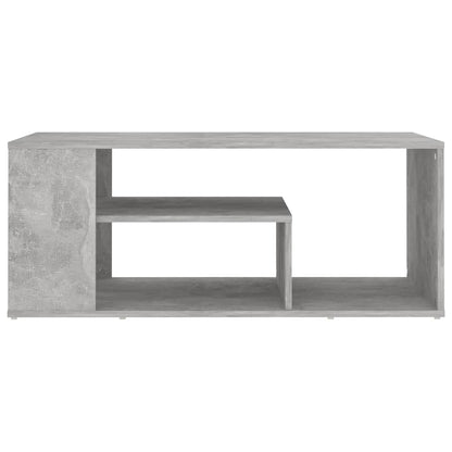806925 vidaXL Coffee Table Concrete Grey 100x50x40 cm Engineered Wood