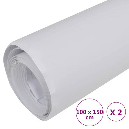 Car Films 2 pcs Matt White 100x150 cm