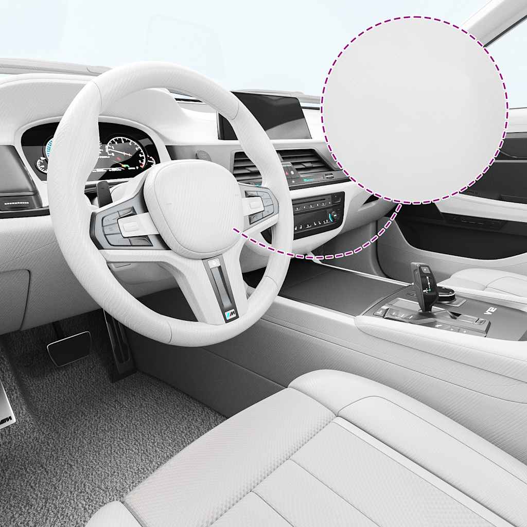 Car Films 2 pcs 4D White 100x150 cm