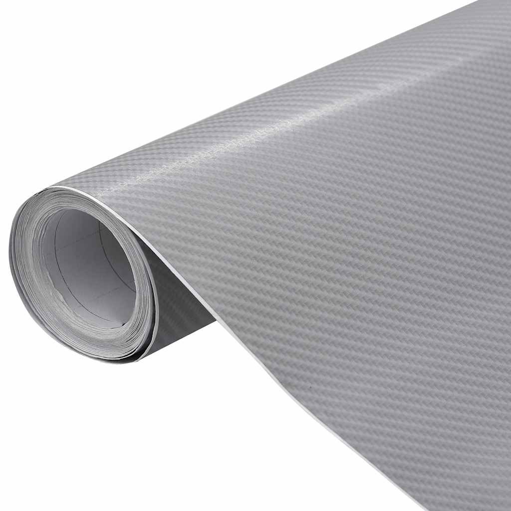 Car Films 2 pcs 4D Silver 100x150 cm+50x150 cm