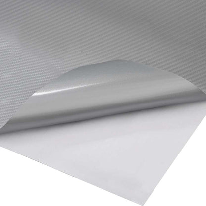 Car Films 2 pcs 4D Silver 100x150 cm+50x150 cm