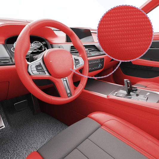 Car Films 2 pcs 4D Red 100x150 cm+50x150 cm