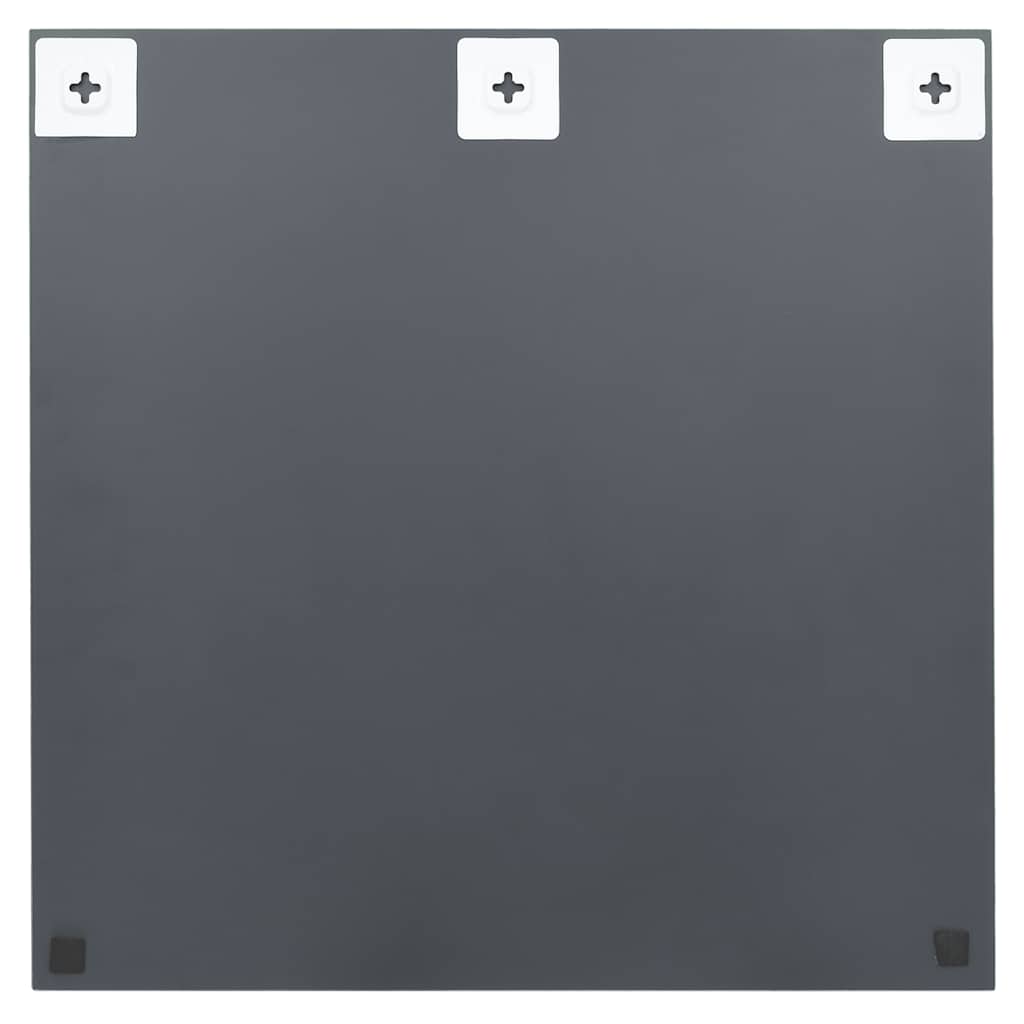3078638 vidaXL Wall Mirror with LED Lights Square Glass (245700+335864)