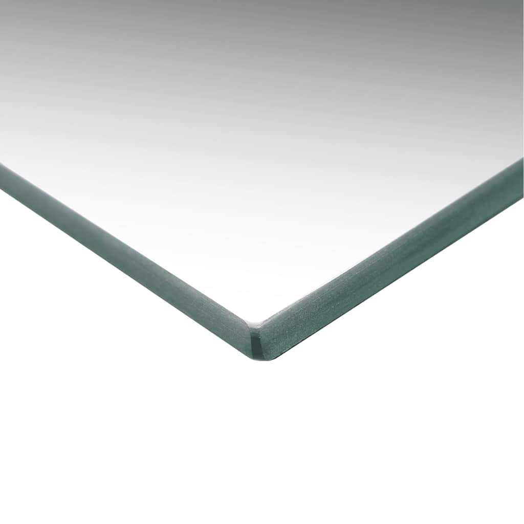 3078638 vidaXL Wall Mirror with LED Lights Square Glass (245700+335864)