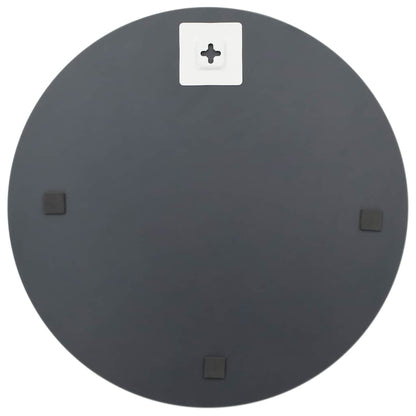 3078639 vidaXL Wall Mirror with LED Lights Round Glass (245702+335864)