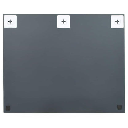 Wall Frameless Mirror with LED Lights Rectangular Glass