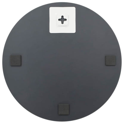 Wall Frameless Mirror with LED Lights Round Glass