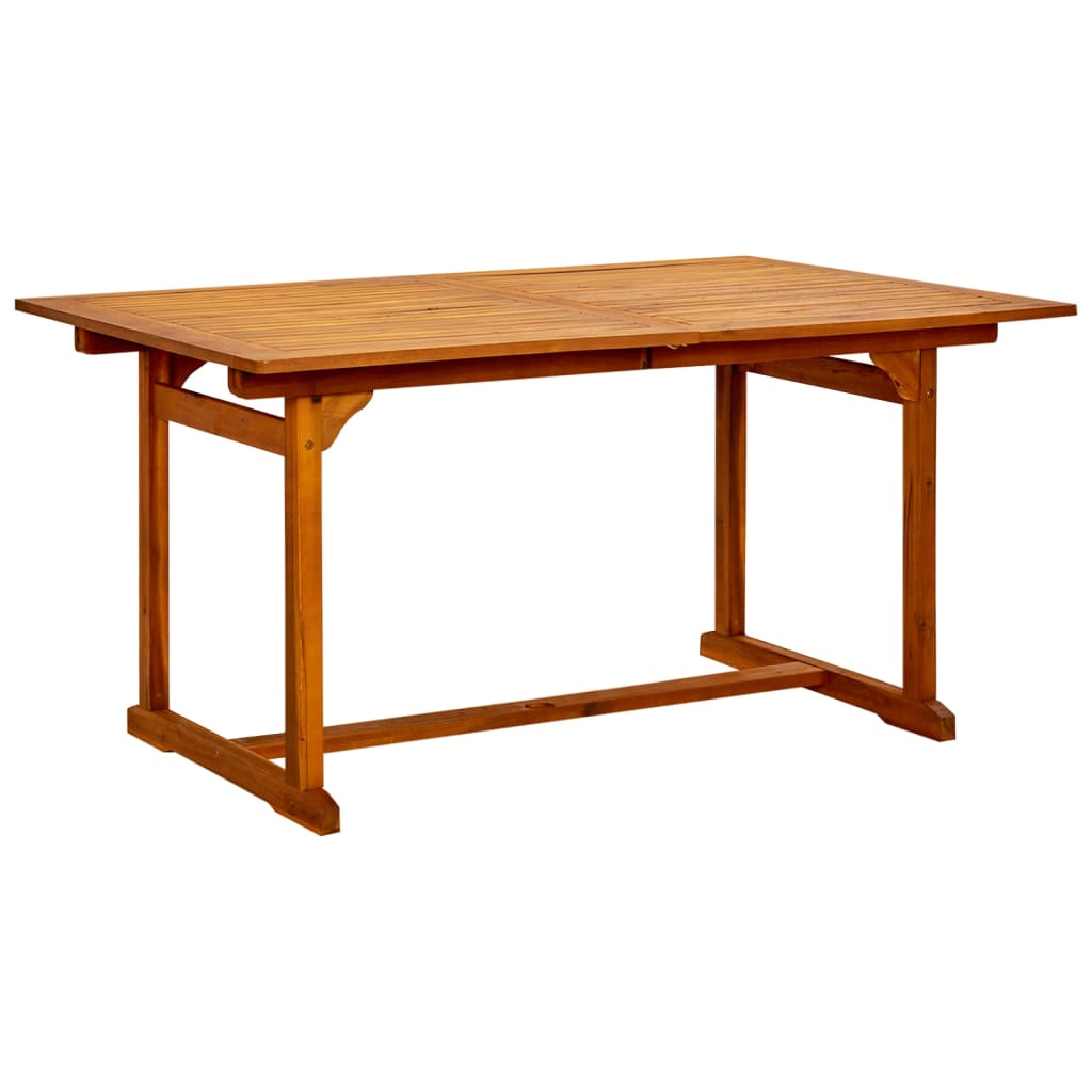 Garden Dining Set | Natural wood | Solid Acacia wood | Medium