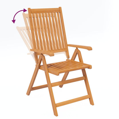Garden Dining Set | Natural wood | Solid Acacia wood | Medium
