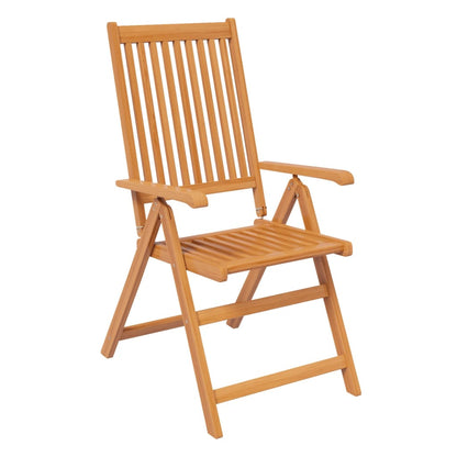 Garden Dining Set | Natural wood | Solid acacia wood | Medium | Foldable