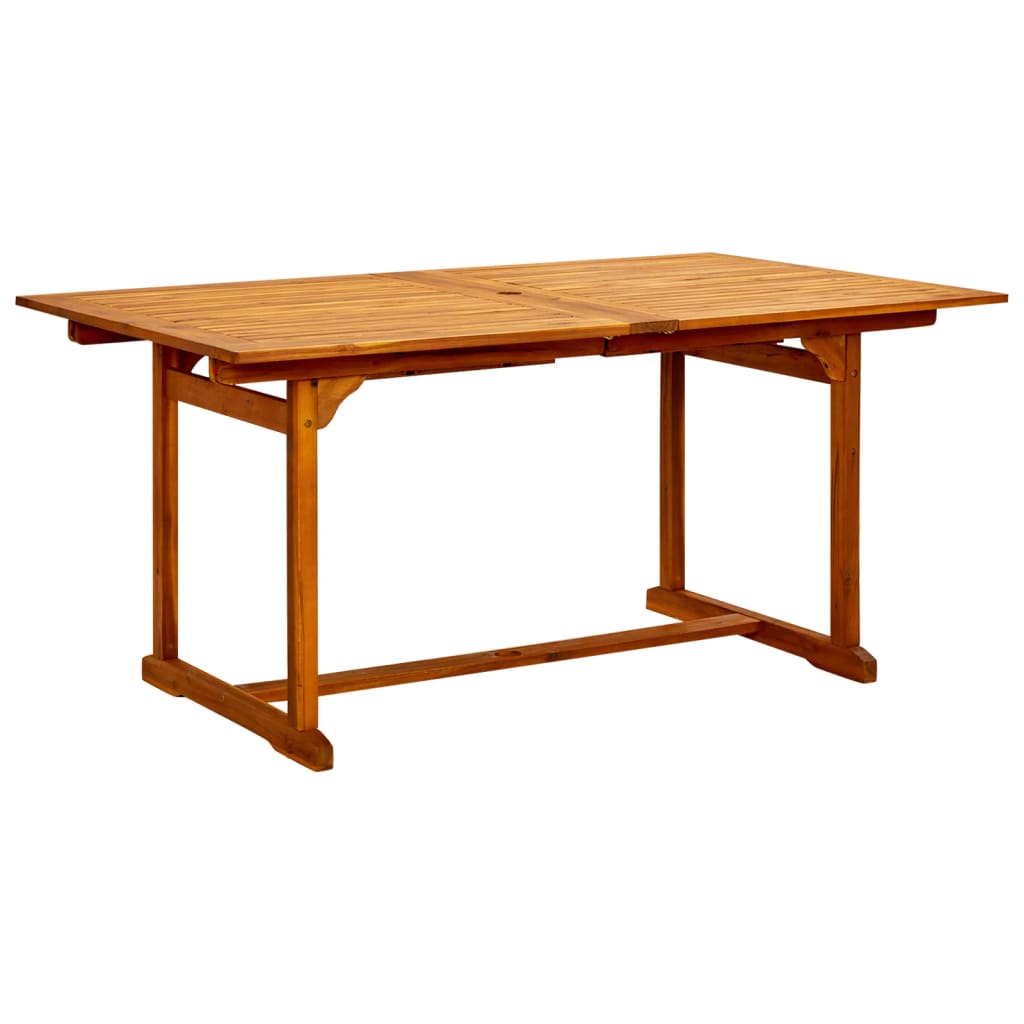 Garden Dining Set | Natural wood | Solid acacia wood | Large