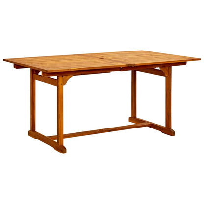 Garden Dining Set | Natural wood | Solid acacia wood | Large